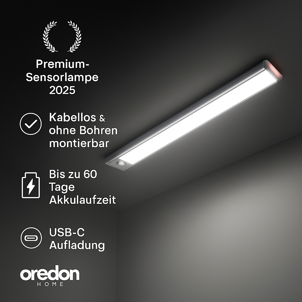 Kabellos Premium-Sensorlampe 2.0 – Das Original