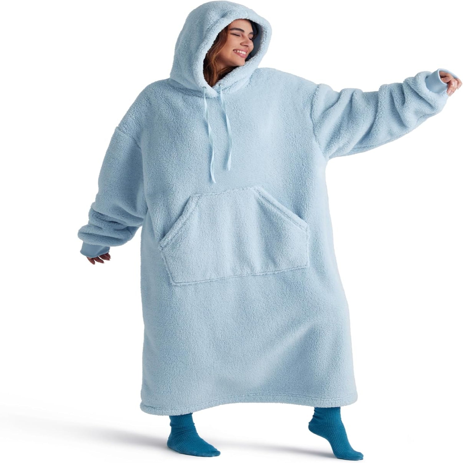 Kuschelhoodie Decke – Weich, Warm & Bequem zum Anziehen